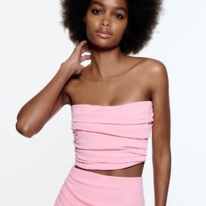 ZARA Bustier Crop Top